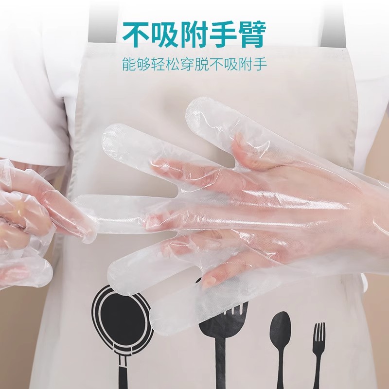 一次性冬季手套厨房专用家务清洁洗碗洗菜防水防油耐用加长款冬天