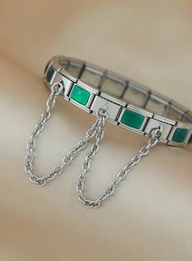 原创小众多模块手链DIY现速发货