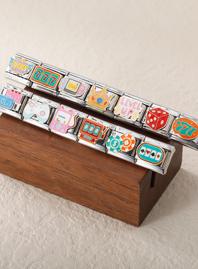 钛钢可爱奶油风手链DIY现速发货