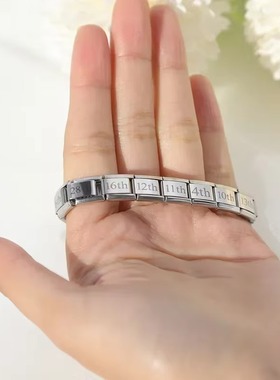 轻奢小众不撞款数字手链现速发货