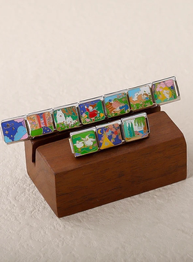 Hapiship动漫卡通彩色钛钢手链