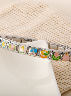 Hapiship意大利模块手链DIY原创