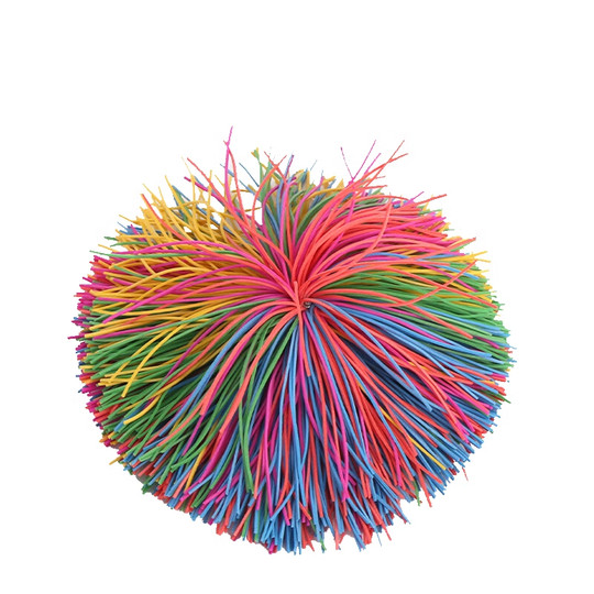 Special chicken feather ball and rubber band ball for primary school students