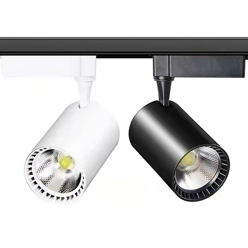 轨道射灯店铺明装商用超亮聚光灯服装店超市节能吸顶导轨led射灯,淘宝优惠券,粉丝福利购,淘宝优惠卷