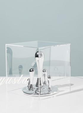 简约现客厅电柜餐厅样板间酒店别墅展厅玄代关柜摆FPC件柜软视装