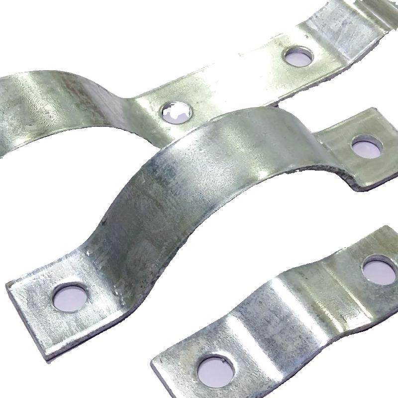 极速热浸镀锌电线杆 80 110 铁B管卡 钢管 高低压固定 线缆卡箍,淘宝优惠券,粉丝福利购,淘宝优惠卷