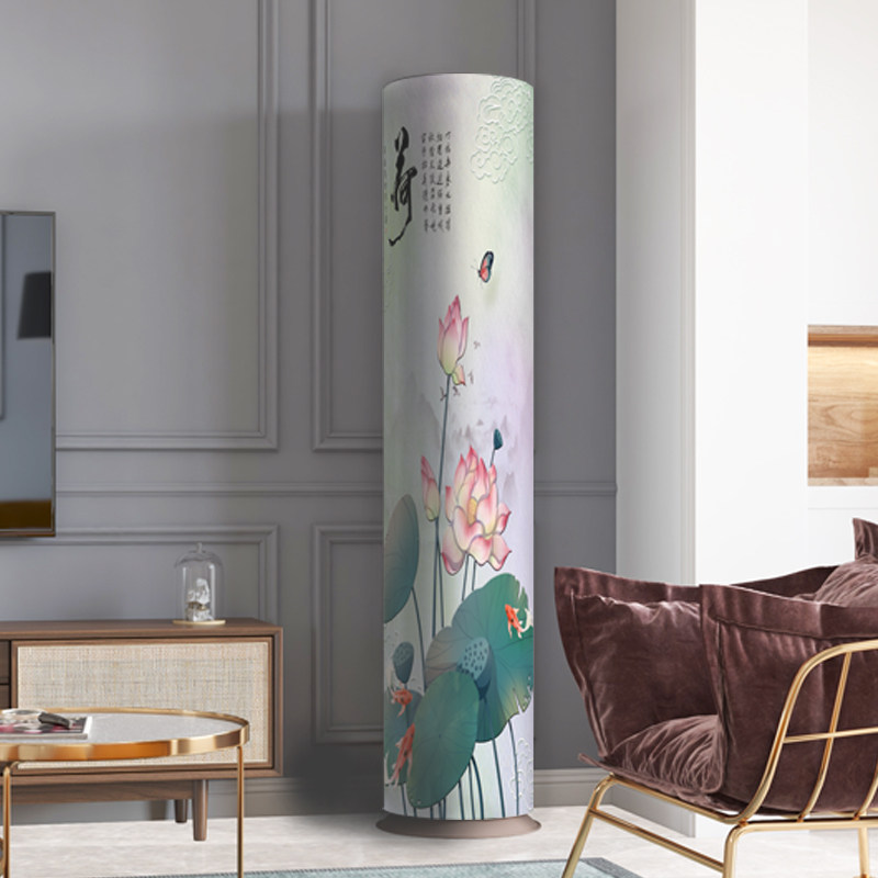 2023新款圆柜机空调罩布艺印花全包空调套立式圆柱型V3P柜机防尘,淘宝优惠券,粉丝福利购,淘宝优惠卷