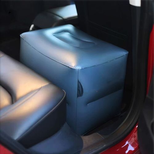 副驾充气腿托放脚神器汽车脚凳脚垫坐车长途睡觉神器充气垫搁脚凳 - 图3