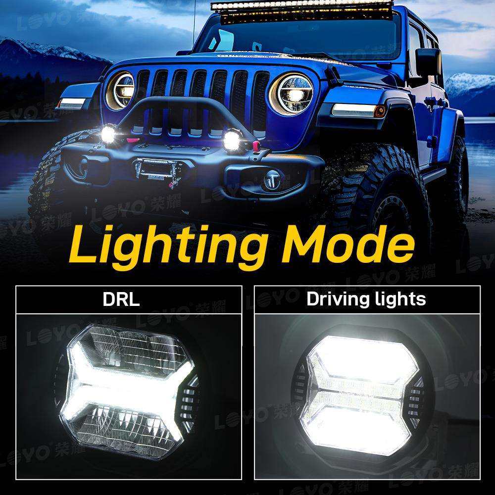 2024爆款4寸 5.75英寸LED工作灯行车灯改装大灯越野工作前大灯,淘宝优惠券,粉丝福利购,淘宝优惠卷