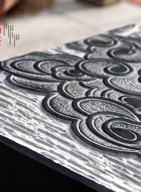 梦古祥云柱中式展示柱家居茶室玄关客厅庭院仿古落地装饰复古摆件