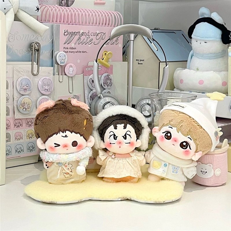 没有茶冻呼呼系列小睡小兔10cm20cm棉花娃娃娃衣套装配饰 - 图2