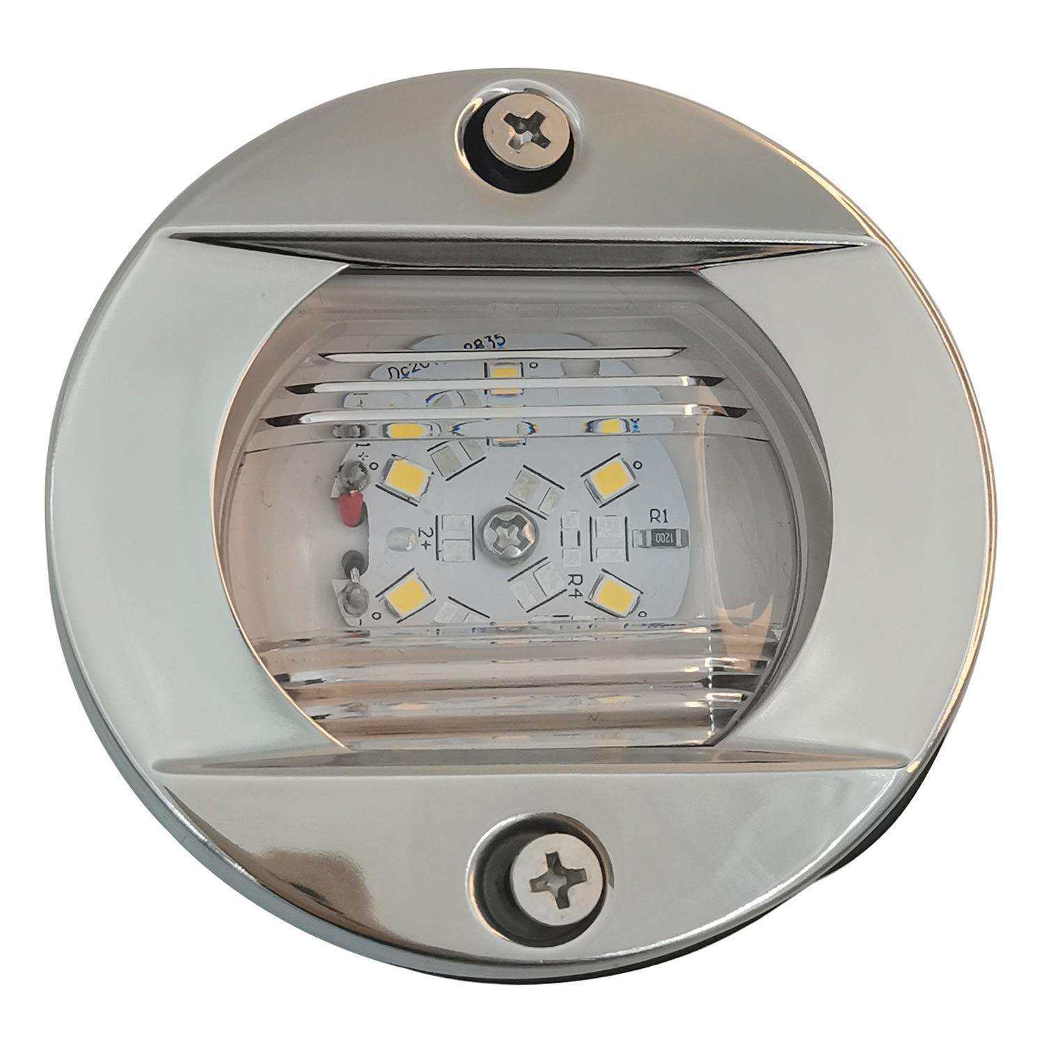 LED圆形白光航行灯船尾灯不锈钢防水12V船舶游艇航海灯跨境热销灯,淘宝优惠券,粉丝福利购,淘宝优惠卷