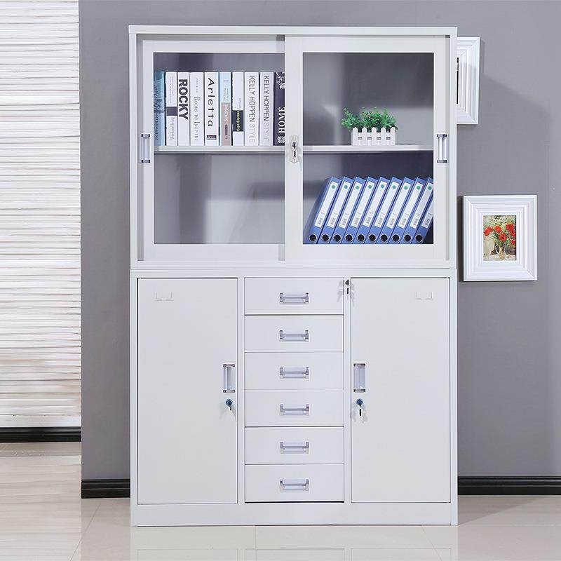 欧美特铁皮文件柜钢制资料柜子办公室财务档案柜玻璃柜抽屉置物柜,淘宝优惠券,粉丝福利购,淘宝优惠卷