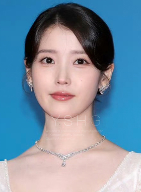 宋慧乔同款耳环 IU李智恩水滴耳钉轻奢高级感气质晚会礼服小众女
