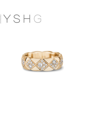 辛芷蕾同款戒指 菱格戒指食指尾戒轻奢高级感气质小众时尚百搭