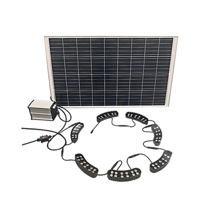 led60W防水环形抱树灯照树灯插地射树灯户外箍树灯柱灯太阳能七彩 - 图2