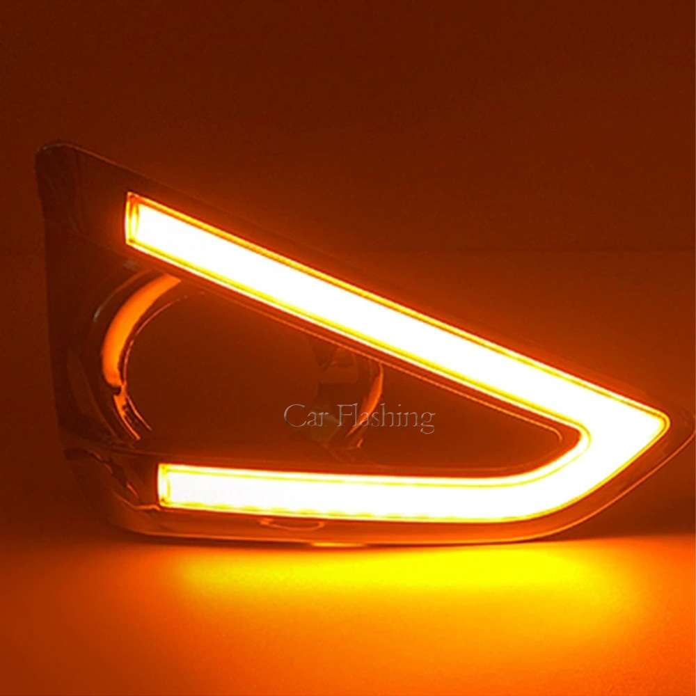 适用于丰田锐志13-18款日行灯导光led日间行车灯流光转向灯雾灯 - 图1