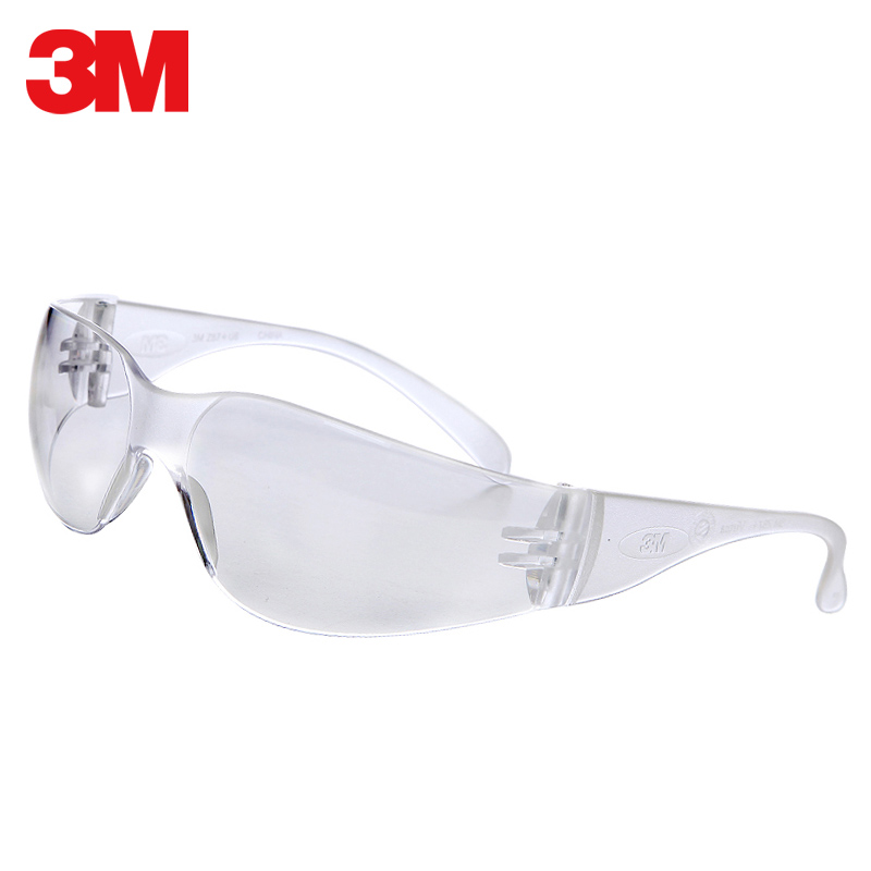 3M经济型防护眼镜11228AF防尘防风防冲击安全化学透明劳保护目镜 - 图3