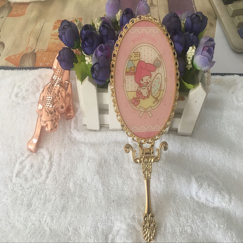 可爱卡通迪斯尼迪士尼美人鱼手柄折叠镜子台式便携随身化妆镜,淘宝优惠券,粉丝福利购,淘宝优惠卷