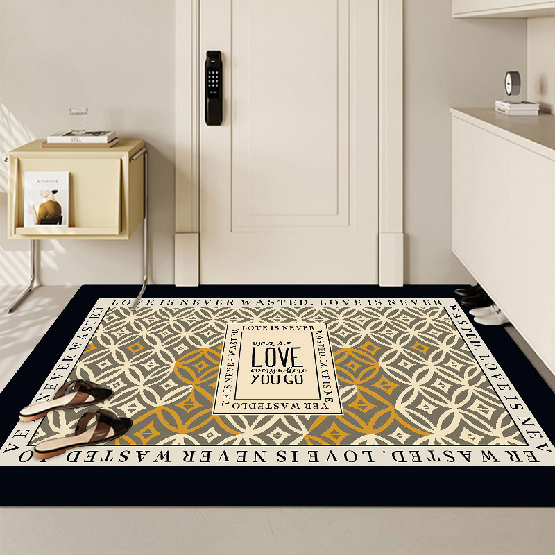 极速硅藻泥黑白高端入户门地垫门口进门除尘脚垫浴U室厕所防滑吸,淘宝优惠券,粉丝福利购,淘宝优惠卷