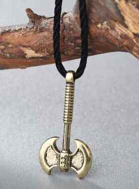 极速Men Axe Perunl Amulet Slavic Men Necklace Deity Of Thund