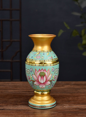 新品供佛香炉家用m室内供奉观音仙家莲花圣水杯供水杯果盘佛具用