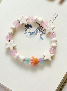 女生中国结平安锁陶瓷旅游纪念