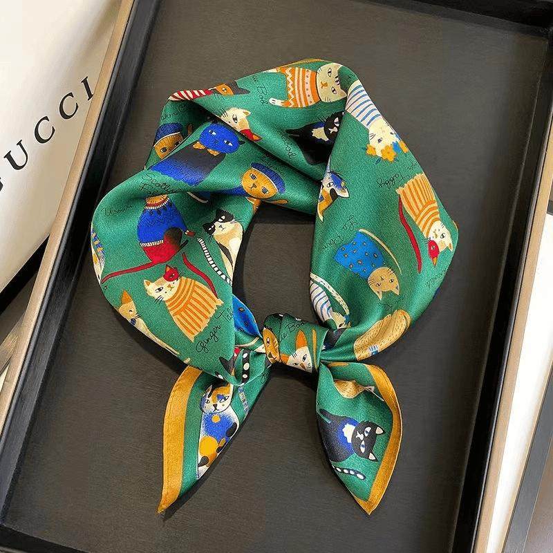 网红领巾百搭春秋款洋气时尚长条小方巾搭西装发带小清新女方巾,淘宝优惠券,粉丝福利购,淘宝优惠卷