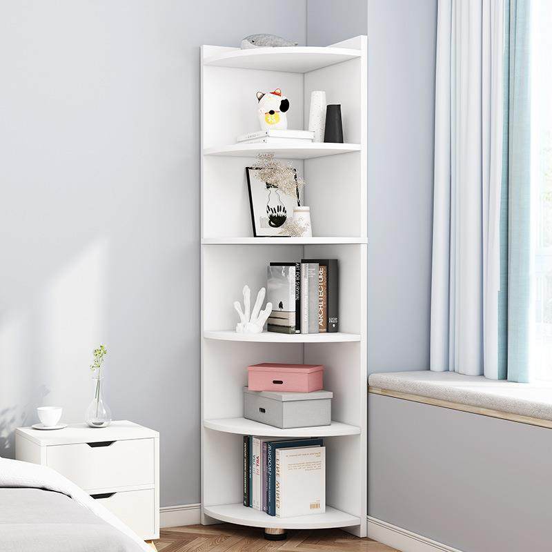 转角置物架客厅简易墙角飘窗小书架家用简约落地卧室三角角落书柜,淘宝优惠券,粉丝福利购,淘宝优惠卷