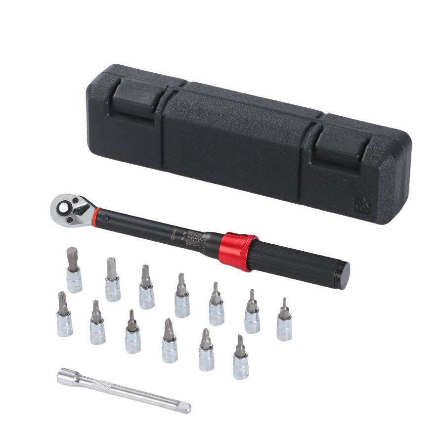 扭力扳手15件套1-25Nm 自行车维修可调式力矩扳手公斤扳手 - 图2