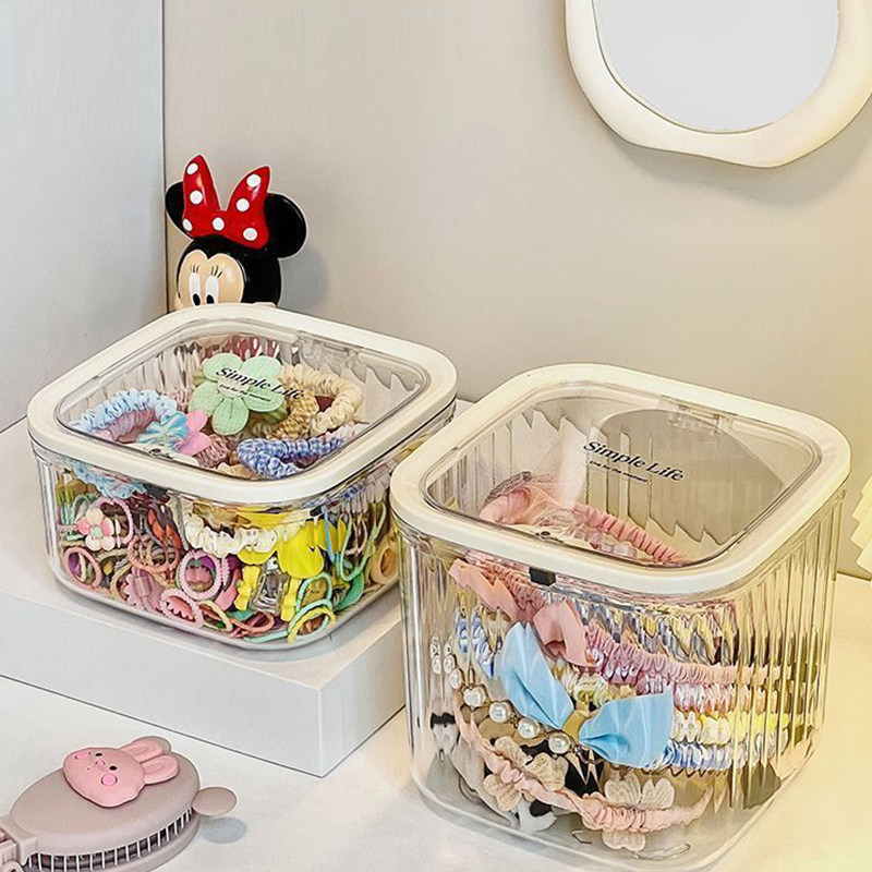 U先试用 桌面萌粒收纳盒按压开盖防尘带盖糖果罐盲盒收纳展示架,淘宝优惠券,粉丝福利购,淘宝优惠卷