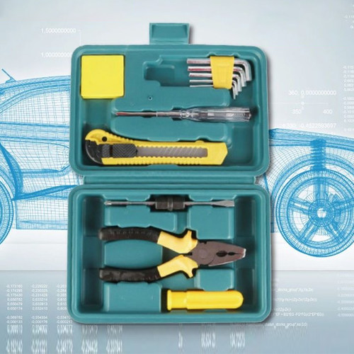 家用工具箱多功能五金工具套装家庭维修组合工具螺丝刀全套家车用 - 图2