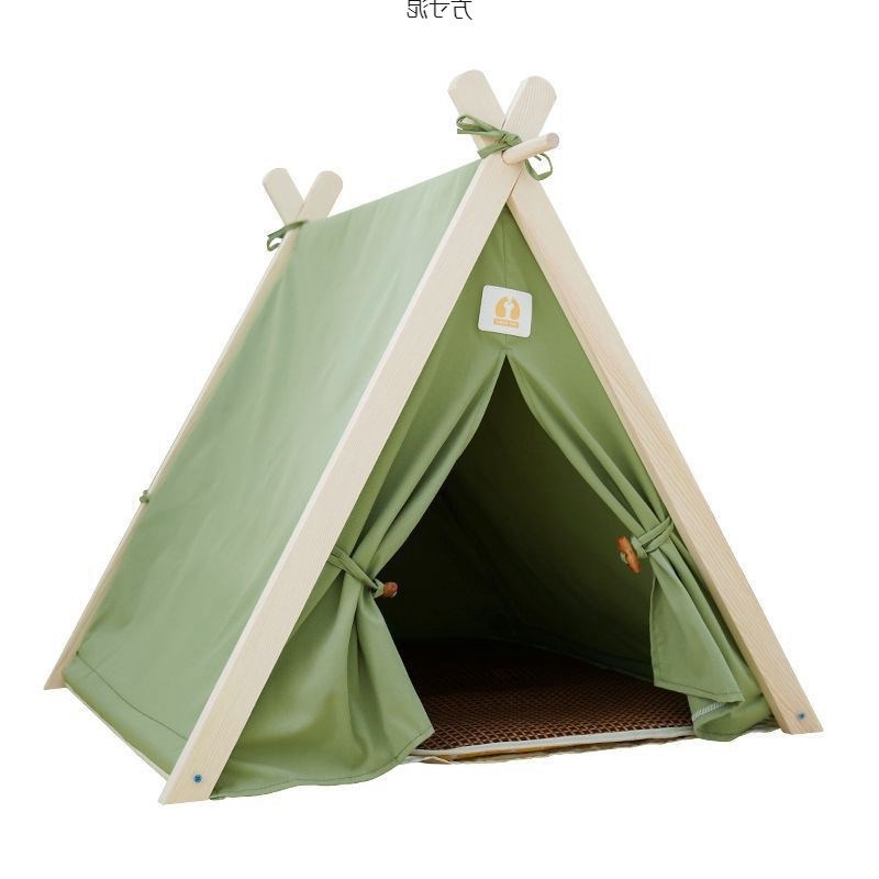 宠物帐篷网红猫窝猫房子可拆洗封闭式宠物床泰迪比室内狗窝狗房厂 - 图1