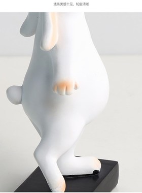 风车兔可爱摆件家居r卧室装饰品儿童房间动物小摆设创意