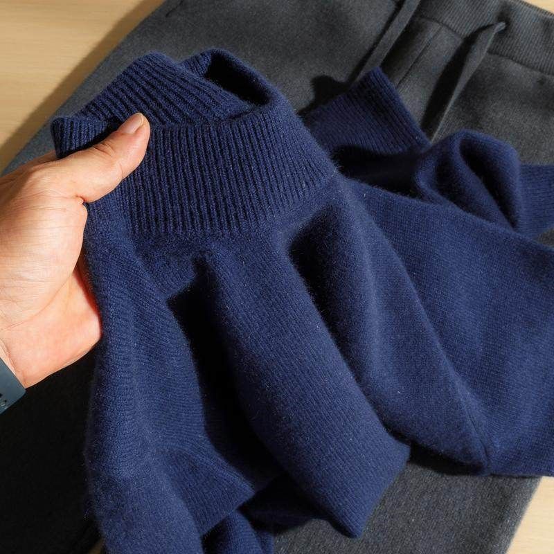 双股加厚100%纯山羊绒衫男秋冬套头半高领毛衣宽松打底针织衫羊毛,淘宝优惠券,粉丝福利购,淘宝优惠卷