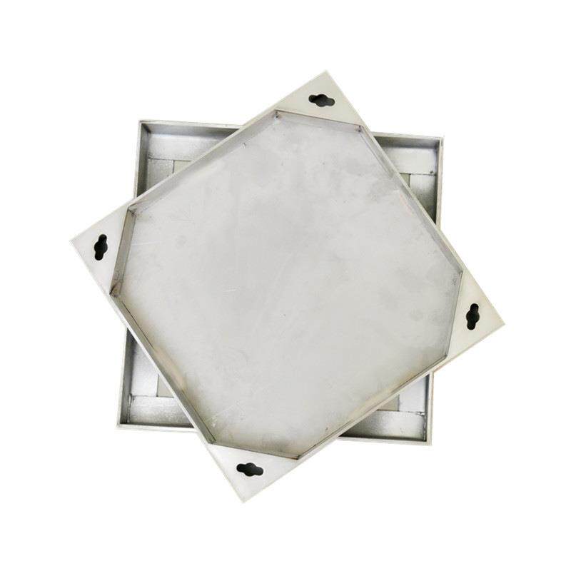 304不锈钢井盖窨井盖 方形圆形隐形井盖 排水格栅盖板雨水篦子 - 图3