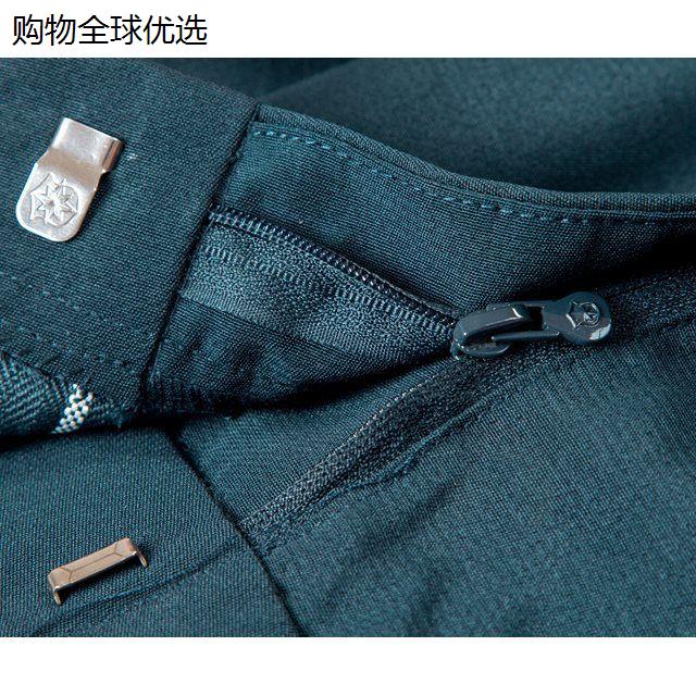 2011式新款保安裤子保安服夏裤墨绿色保安西裤物业门卫保安裤 - 图2