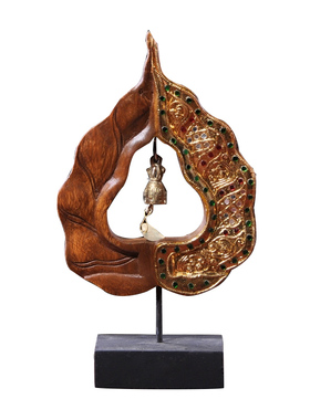 极速异丽泰国木雕工艺品泰式特色客厅装饰品东南亚V风格餐厅菩提