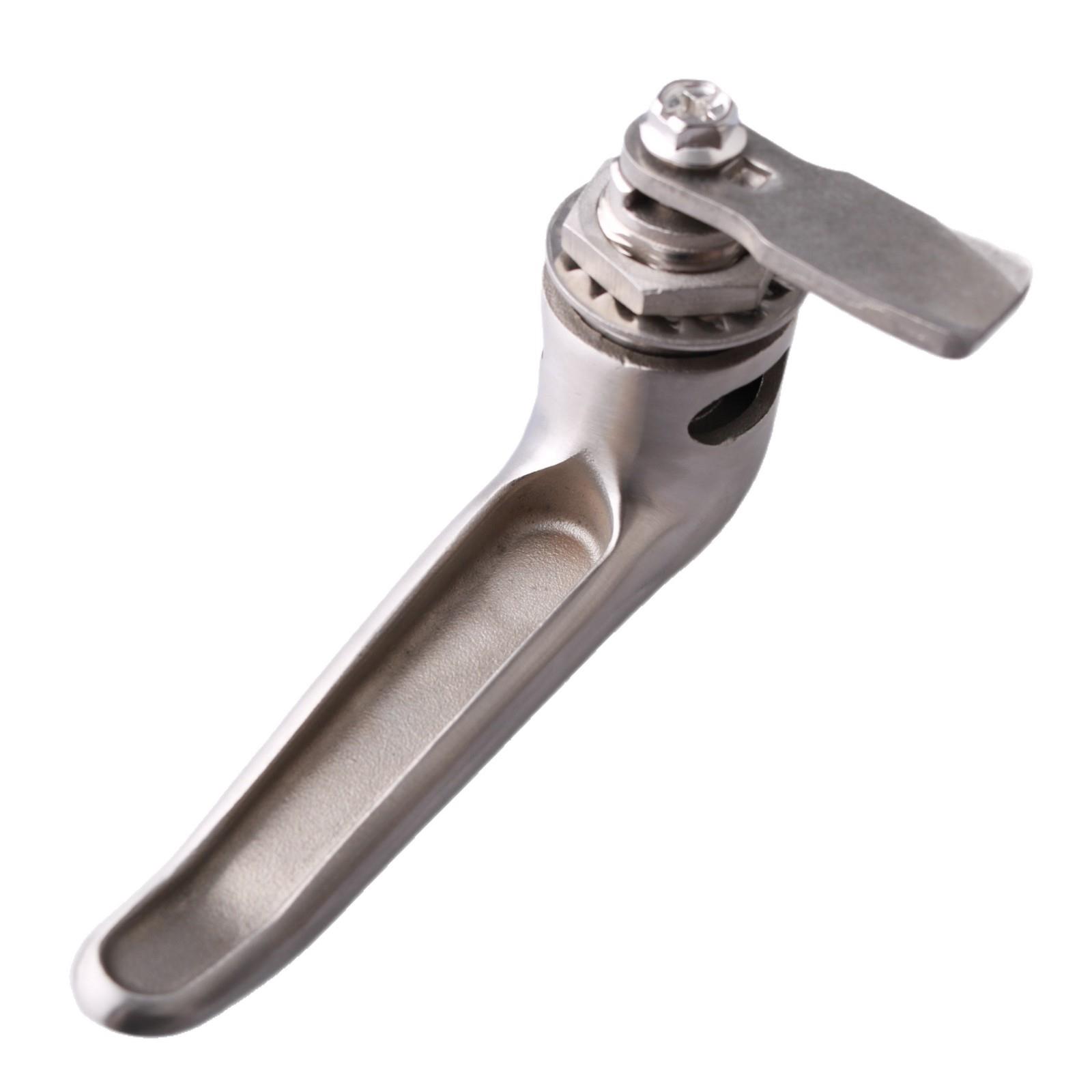 MS314-1S-4G 316不锈钢L型执手锁威图柜PS机箱把手锁电柜箱手柄锁 - 图3