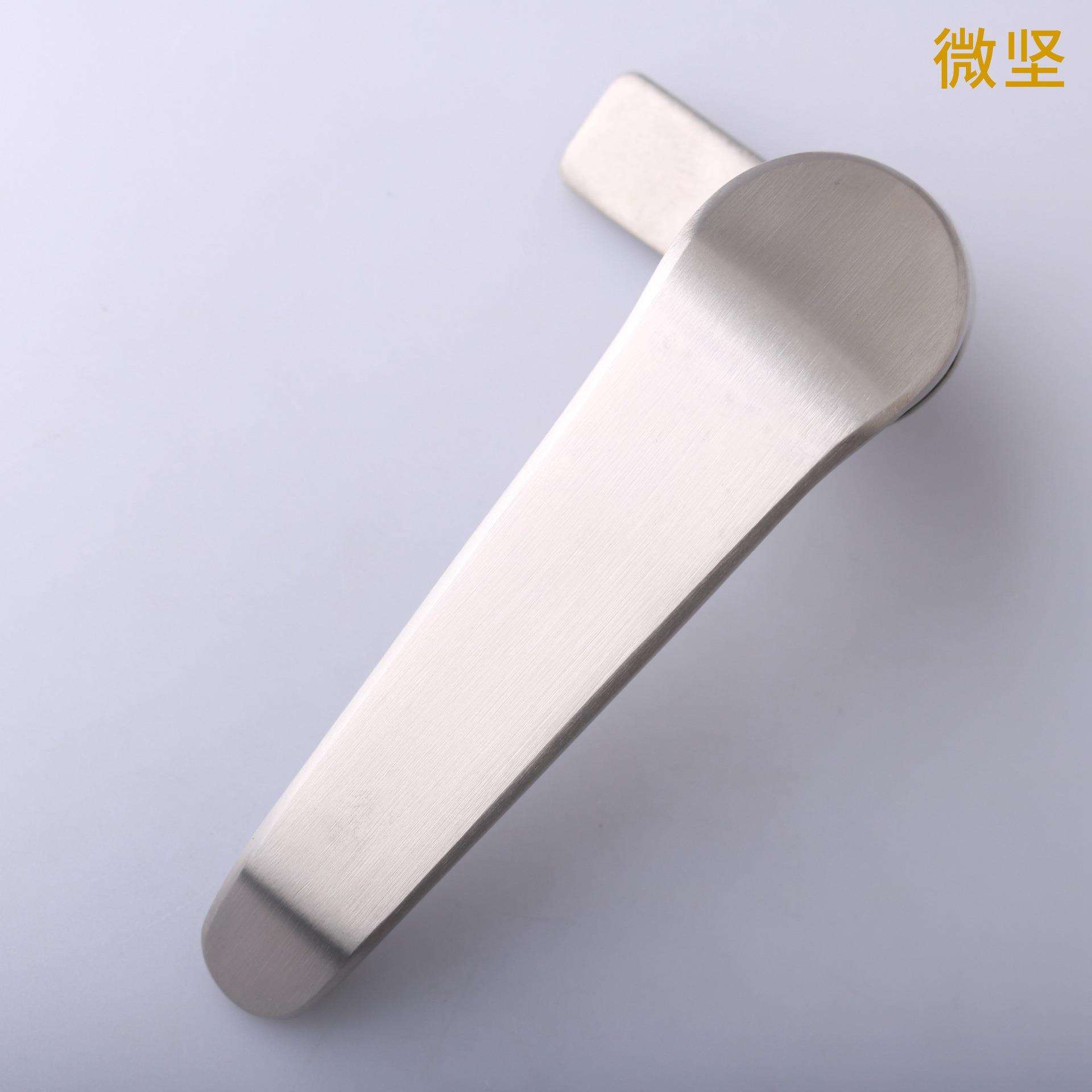 MS314-1S-4G 316不锈钢L型执手锁威图柜PS机箱把手锁电柜箱手柄锁 - 图0