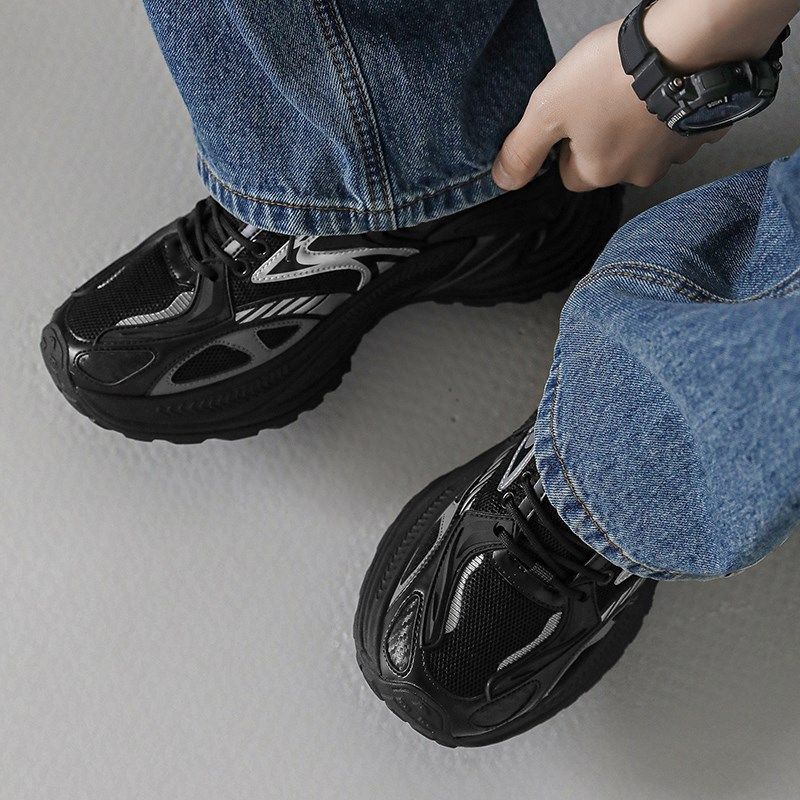 老爹鞋男鞋夏季网面鞋透气国潮港风美式复古厚底潮牌高级感休闲鞋,淘宝优惠券,粉丝福利购,淘宝优惠卷