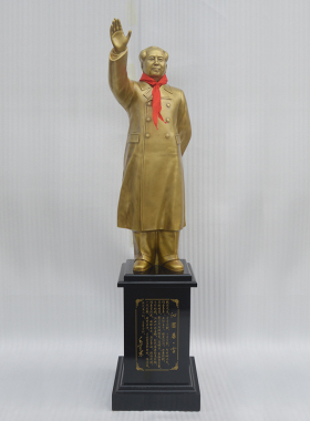 毛主席挥手铜像公司开业礼物高档摆件毛泽东纪念雕塑送领导摆件