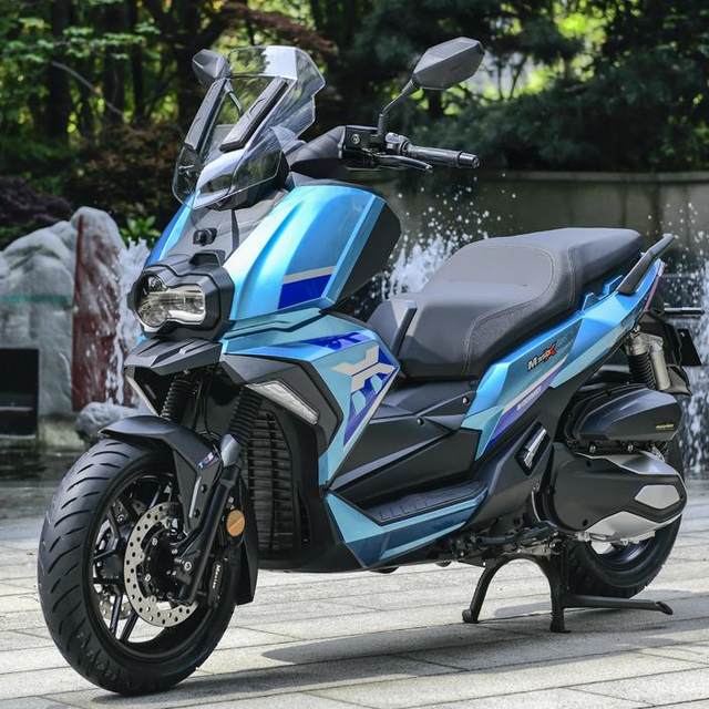 Modiwei 350X large pedal water-cooled motorcycle scooter Jinlang engine dazzling version ADV pedal