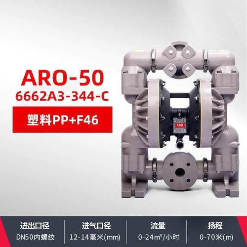 新款英格索兰ARO气动隔膜泵铝合金不锈钢塑料耐腐蚀酸碱性矿包邮 - 图1