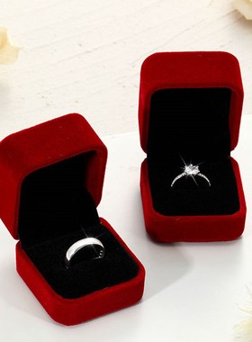 极速结婚戒指仿真一对婚礼u现场用对戒开口可调节订婚男女当天交