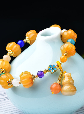 新品天然白紫黄粉水晶单圈手链y精选4mm石榴石海蓝宝宝石女士手串