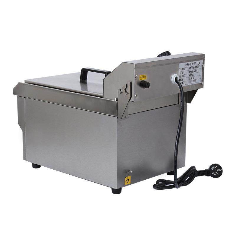 油炸锅电炸炉商用101V带油阀炸锅炸鸡排机炸薯条薯塔油炸机,淘宝优惠券,粉丝福利购,淘宝优惠卷