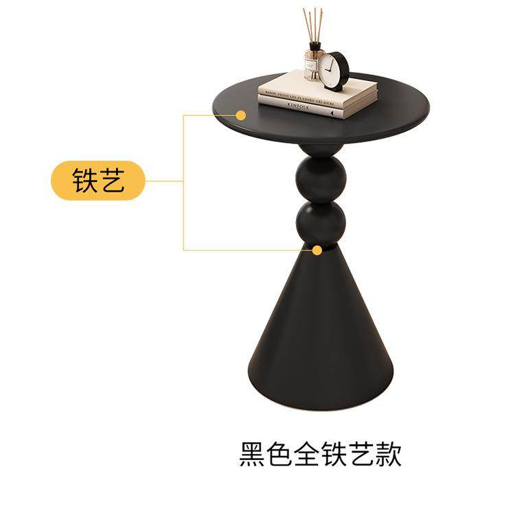 客厅铁艺边几小户型奶油风客厅圆形创意茶几沙发白色边桌简约现代,淘宝优惠券,粉丝福利购,淘宝优惠卷