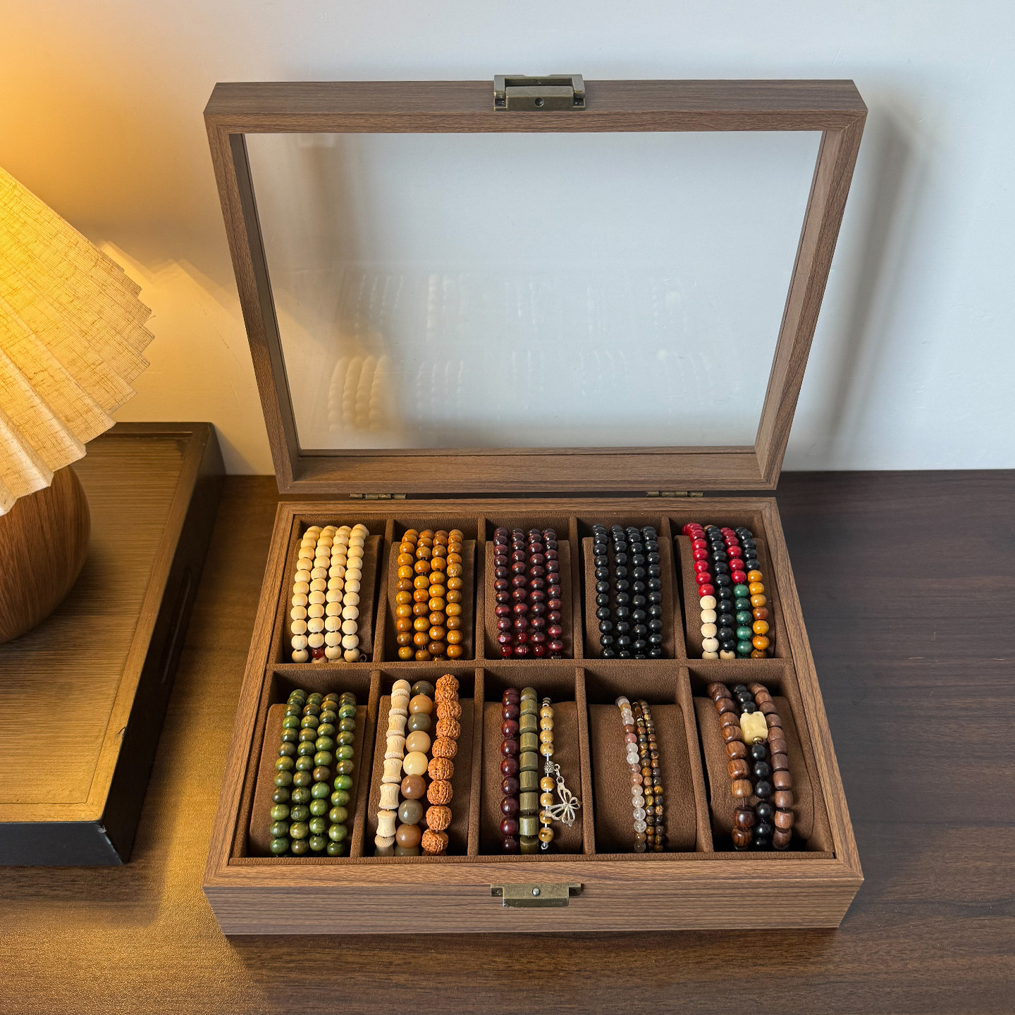 手表收纳盒高档精致胡桃木防尘防氧化手串手链盒男表女表展示盒子,淘宝优惠券,粉丝福利购,淘宝优惠卷