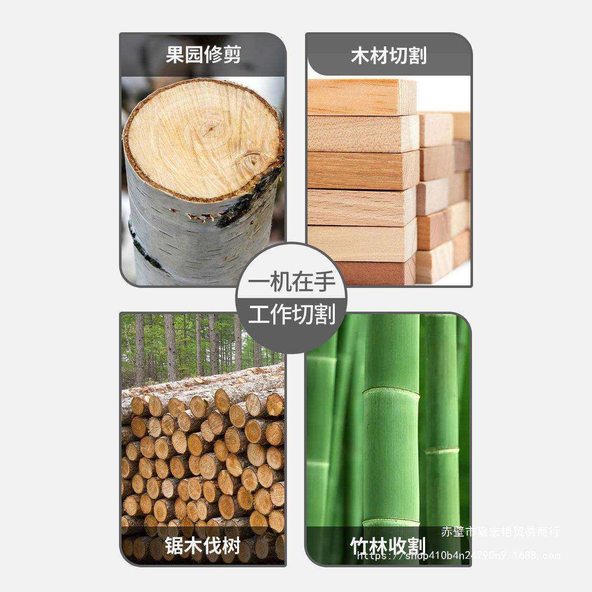 德国锂电电链锯充电手提式电锯无线家用小型伐木单手锯砍树修枝锯,淘宝优惠券,粉丝福利购,淘宝优惠卷